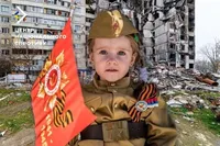 На оккупированных территориях Украины россияне принудили детей к участию в "параде" по случаю 9 мая - Центр нацсопротивления