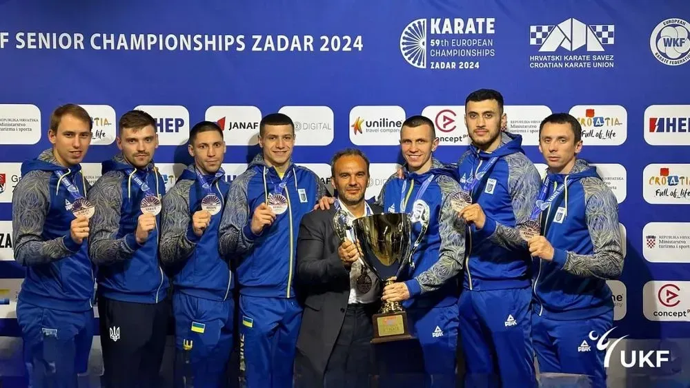ukrainian-mens-kumite-team-wins-bronze-at-the-european-karate-championships