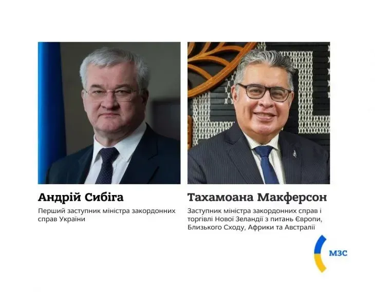 sibiga-discusses-strengthening-support-for-ukraine-and-the-peace-summit-with-new-zealand-deputy-foreign-minister
