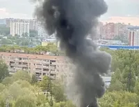 A power substation of an FSB military unit burned down in the Moscow region