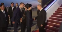 Putin has landed in China