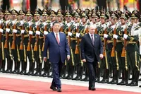 путин в Пекине проводит переговоры с Си Цзиньпином