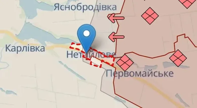 ЗСУ атакують росіян на околицях Нетайлового, росіяни мають намір окупувати село - DeepState
