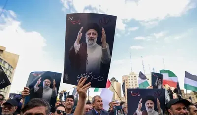 Похороны президента Раиси: в столице Ирана собираются толпы людей