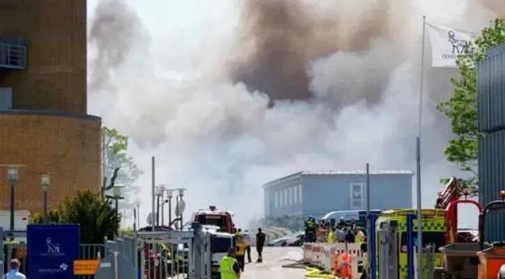 A fire broke out in the Novo Nordisk building in Denmark: people were evacuated, 100 firefighters are restraining the ignition