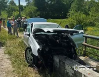 Three people, including a child, were injured in an accident in the Ivano-Frankivsk region