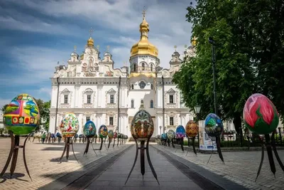 PYSANKY.REBORN: New Easter egg based on paintings of the Refectory Church presented at the exhibition in the Kyiv Cave Monastery