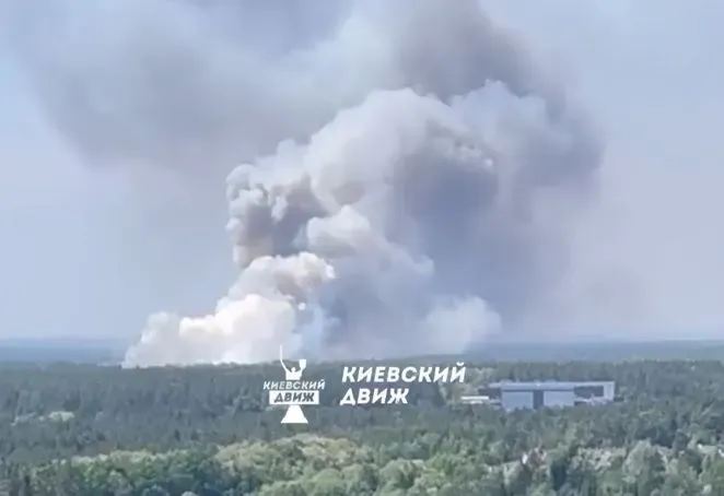a-large-scale-forest-fire-broke-out-near-kyiv-columns-of-smoke-are-rising-into-the-sky
