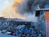 Атака рф на Харьков: в прокуратуре показали момент попадания по строительному гипермаркету