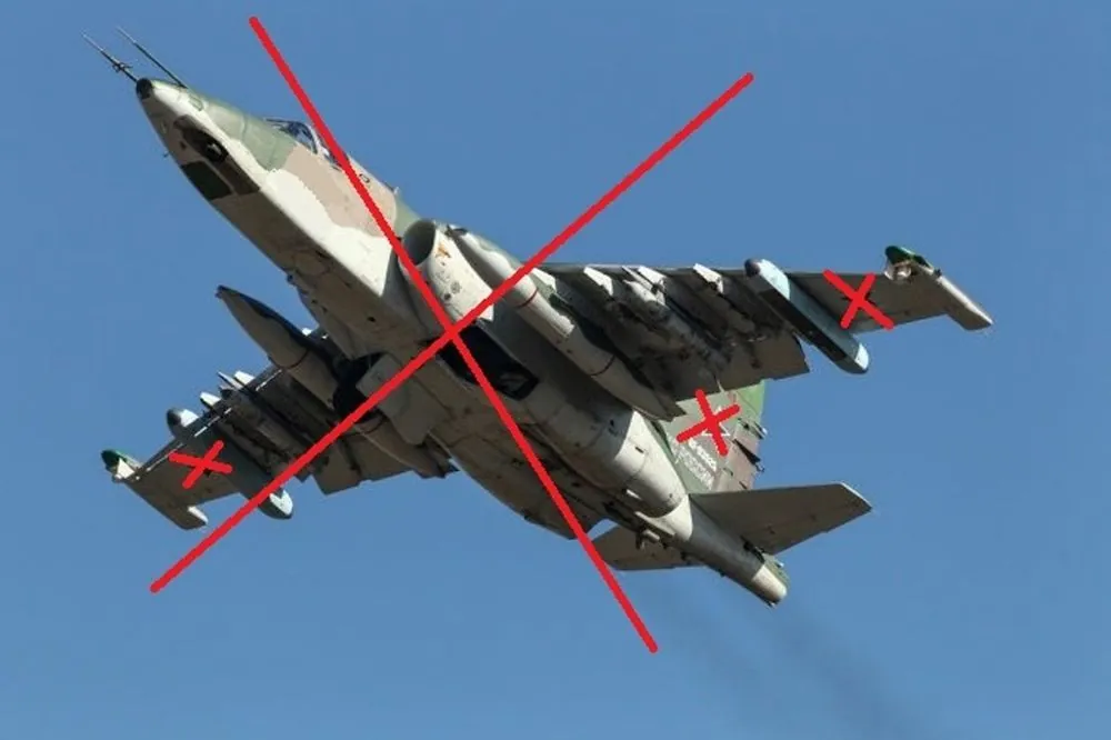 Ukrainian military shoots down another Russian Su-25 aircraft - Zelensky