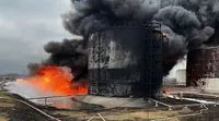 В Орловській області горить нафтобаза