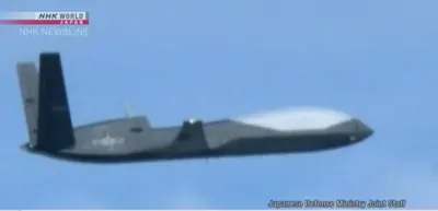 China launches newest military drone near Japan