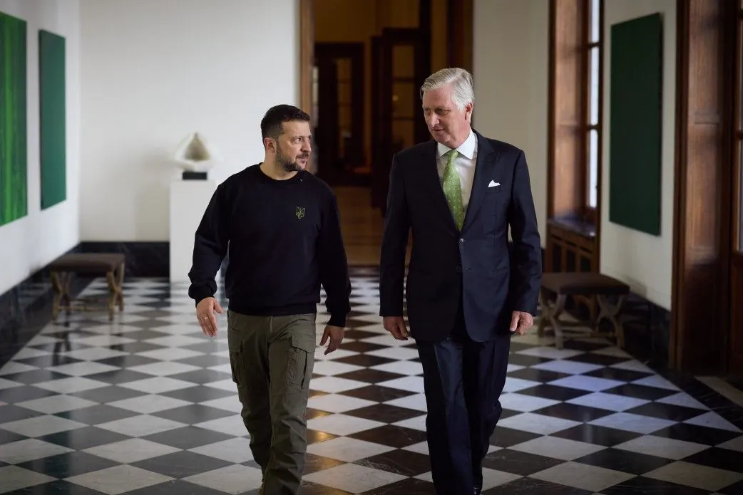 zelenskyy-and-king-philippe-of-belgium-discuss-peace-summit