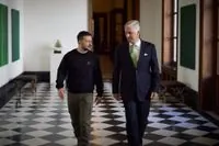 Zelenskyy and King Philippe of Belgium discuss Peace Summit