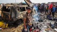 Ізраїльські військові заперечують удар по наметовому містечку в Газі