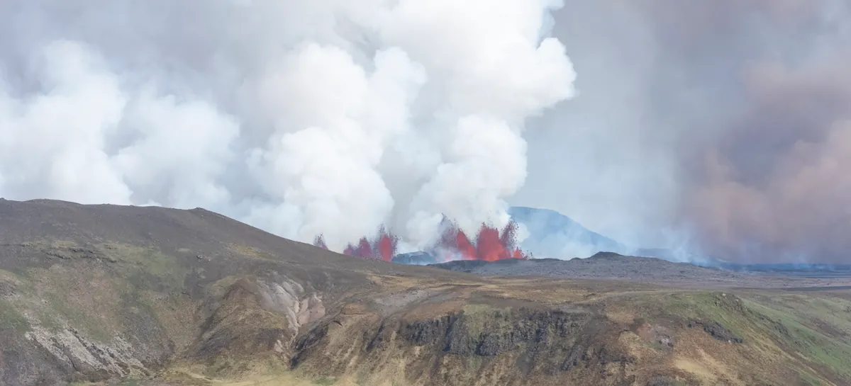 A new volcanic eruption has begun in Iceland