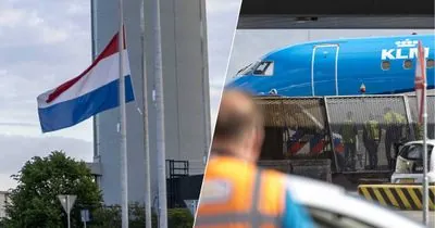 A man was killed after being hit by a plane engine at Amsterdam airport
