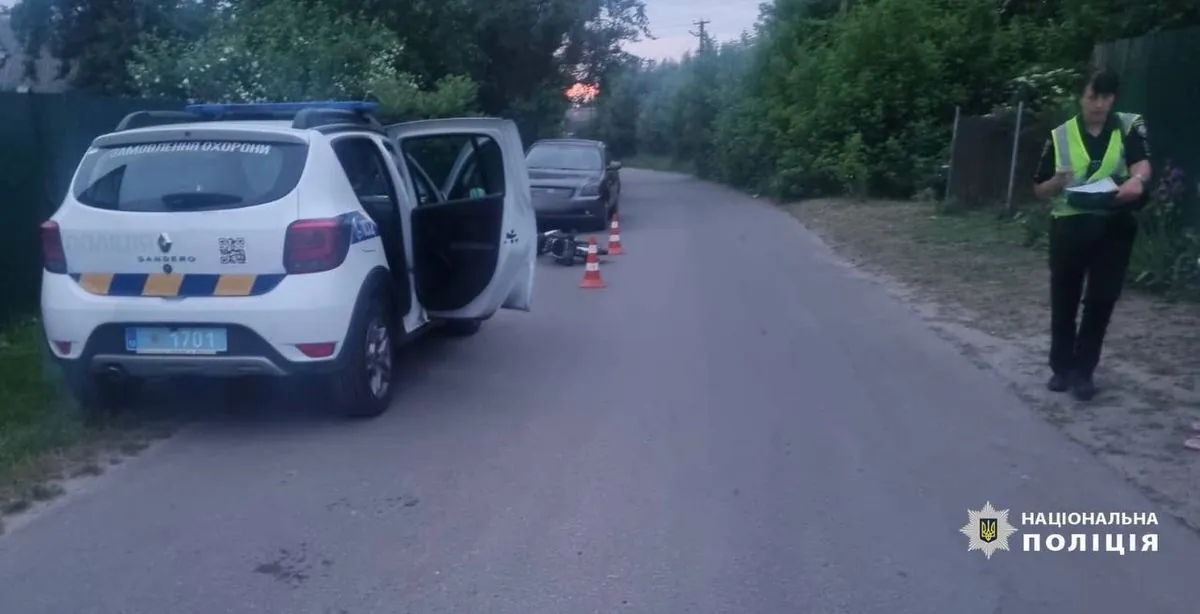 В Киевской области электровелосипед сбил 7-летнюю девочку