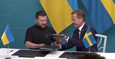 Ukraine and Sweden sign security agreement