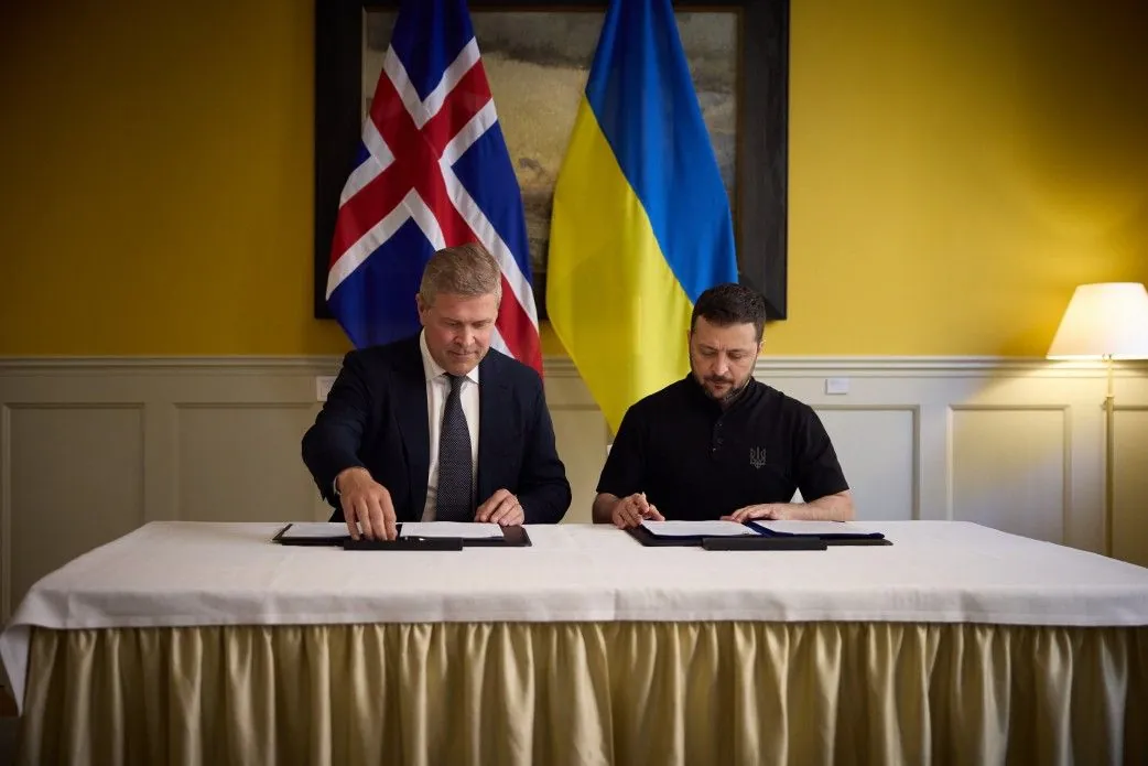 Ukraine and Iceland sign security agreement