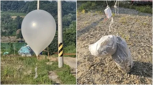 КНДР вчергове  запустила повітряні кулі зі сміттям до Південної Кореї
