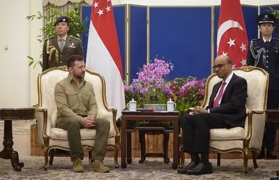 Зеленський та президент Сінгапуру обговорили двосторонні відносини між країнами