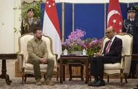 Зеленский и президент Сингапура обсудили двусторонние отношения между странами
