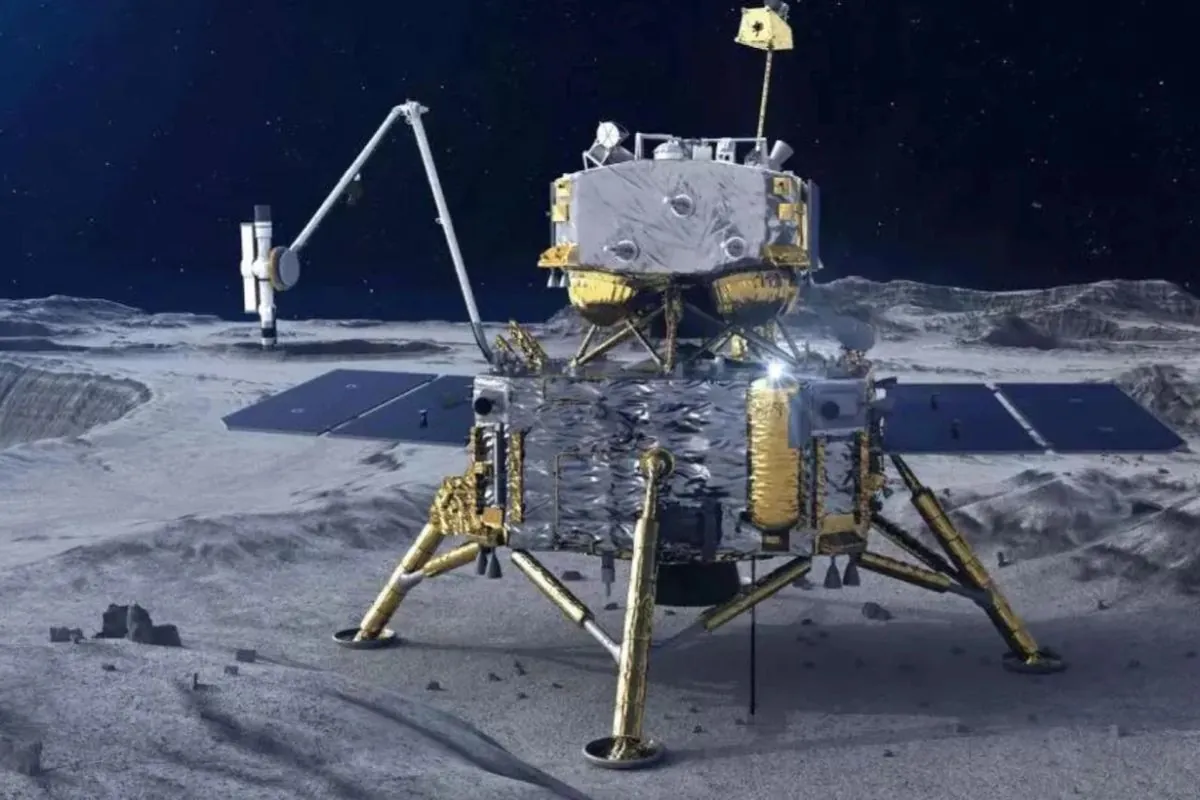 Китайський зонд успішно приземлився на зворотному боці Місяця