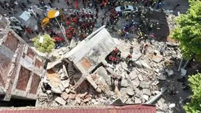 A residential building collapsed in Istanbul: 1 dead and 8 injured