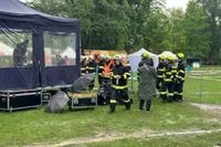 На півночі Чехії від удару блискавки постраждали 18 людей