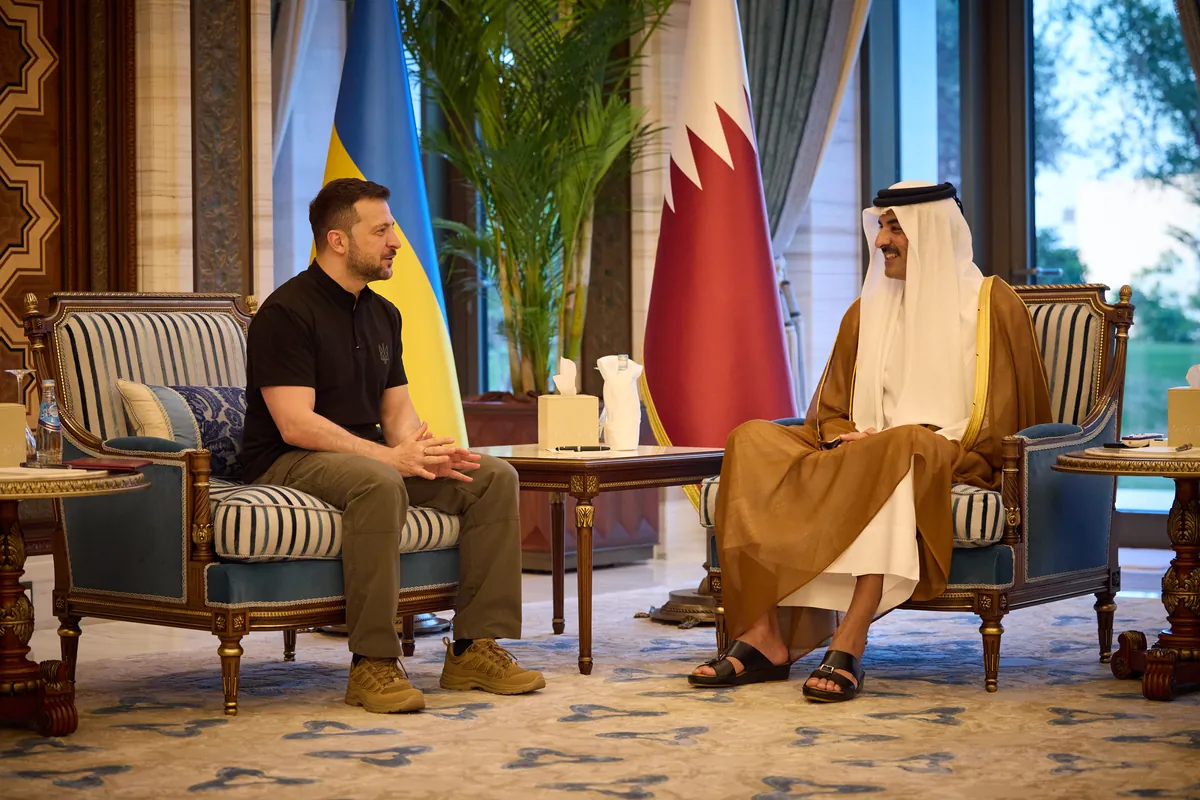 Zelensky discussed with the Emir of Qatar the return of children forcibly taken out by Russia to Ukraine