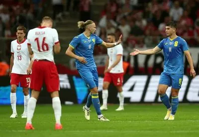 The national team of Ukraine lost to Poland in a friendly match before Euro 2024
