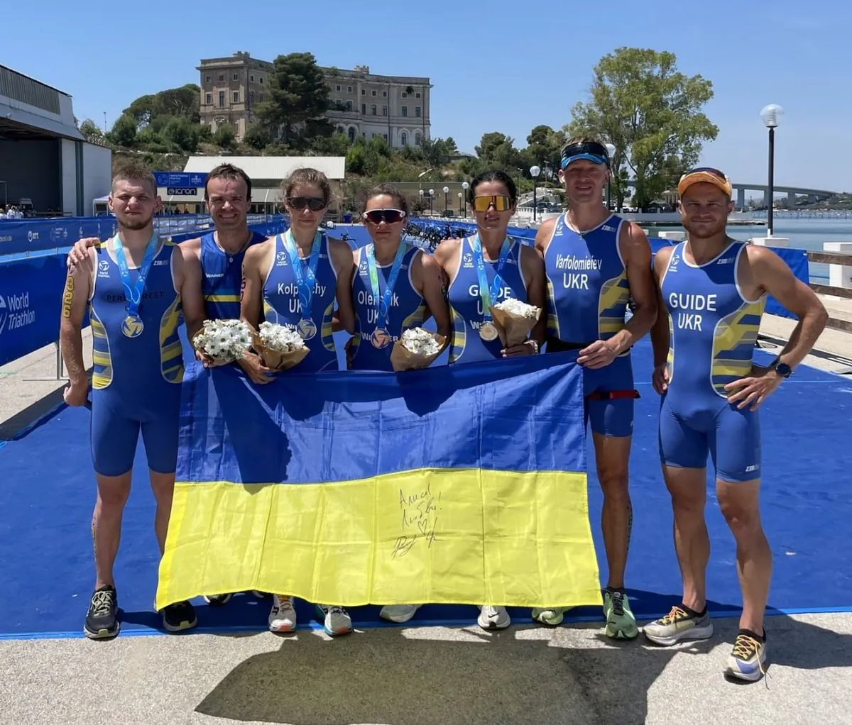Ukrainians won awards at the Para Triathlon World Cup