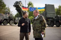 Зеленский в Германии посетил украинских военных, которые осваивают систему ПВО Patriot