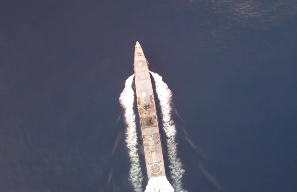 Russian warships conducted exercises in the Atlantic on their way to Cuba. New hypersonic missiles on board