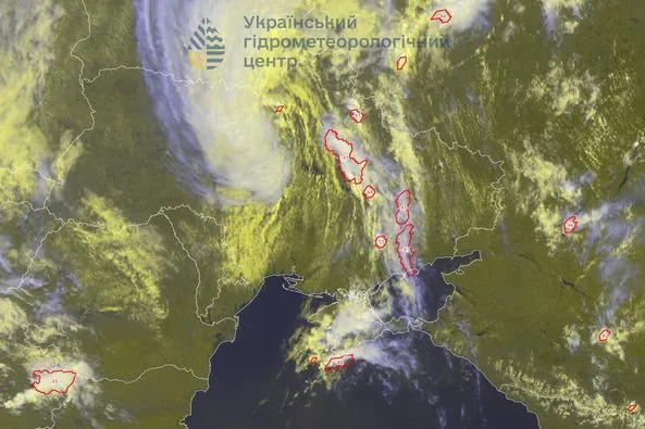 An active cyclone brought rains to Ukraine, will completely leave the territory of our country at night - forecasters
