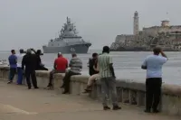 Ships of the Russian Navy, including a nuclear submarine, arrived in Cuba