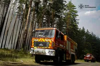 Large-scale forest fire that lasted three days extinguished in Kharkiv region