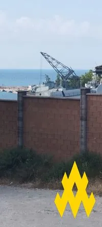 Партизаны "АТЕШ" обнаружили противолодочный корабль ВМФ россии в Севастополе