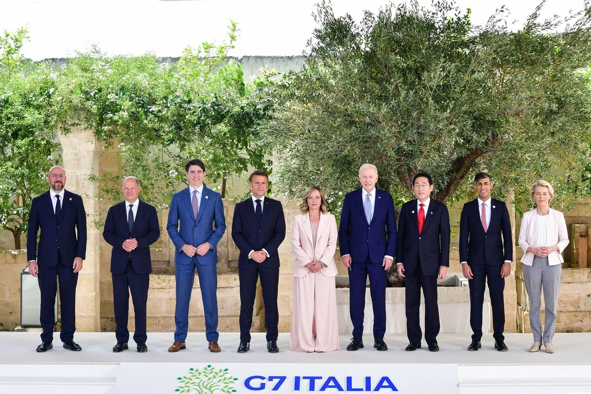 Continued support for Ukraine, tougher sanctions against Russia, a 50 billion loan and more: what the G7 leaders said in their final communiqué