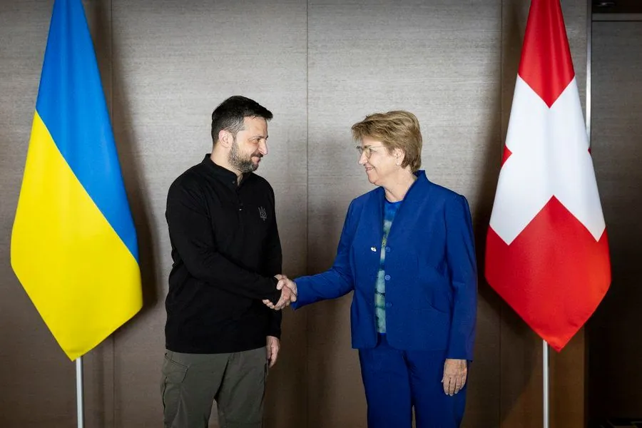 Саміт миру: Зеленський зустрівся з президенткою Швейцарії