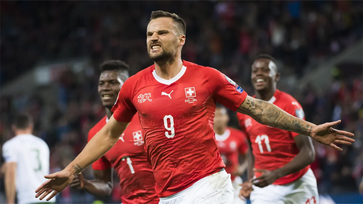 Swiss national team defeats Hungary in the group stage of Euro 2024