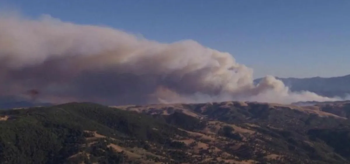 Лесной пожар к северу от Лос-Анджелеса распространяется, власти издали приказы об эвакуации населения - СМИ