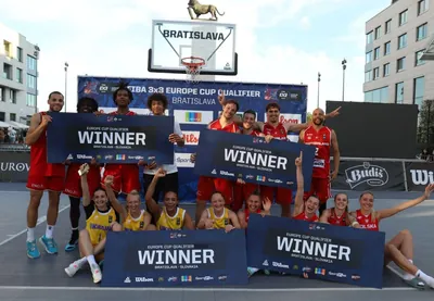 Ukraine's women's national team makes it to the European 3x3 basketball championship