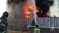 Пожар в ростовской области: МЧС рф тушат масштабный пожар, пострадавших нет