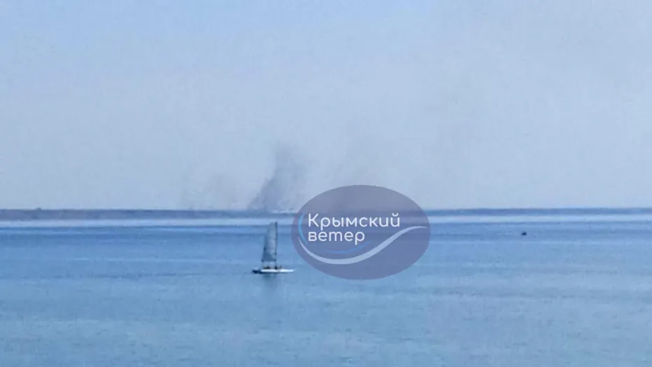 in-the-morning-explosions-were-heard-in-the-occupied-crimea-a-fire-broke-out-at-cape-chauda