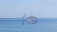 In the morning, explosions were heard in the occupied Crimea: a fire broke out at Cape Chauda