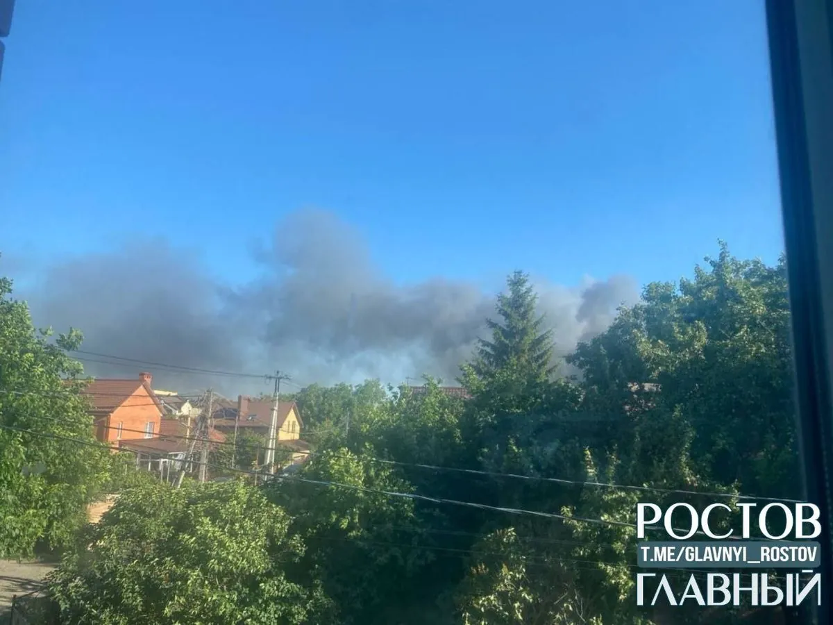 In Rostov, Russia, the supply base of the Ministry of internal affairs is on fire on a large scale: what is known