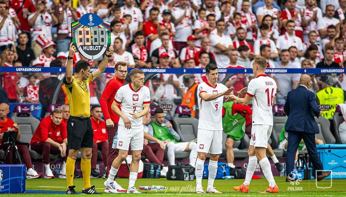 Збірна Польщі стала першою командою, яка достроково вилетіла з Євро-2024