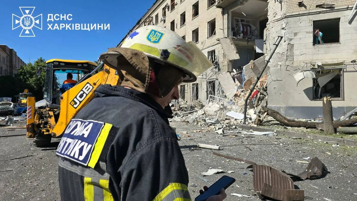 Атака рф на Харьков: количество раненых возросло до 38
